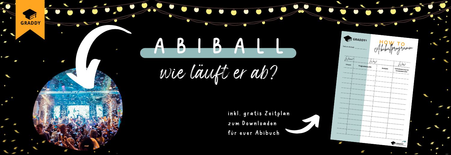 Abiball Ablauf: Wie läuft ein Abiball ab?