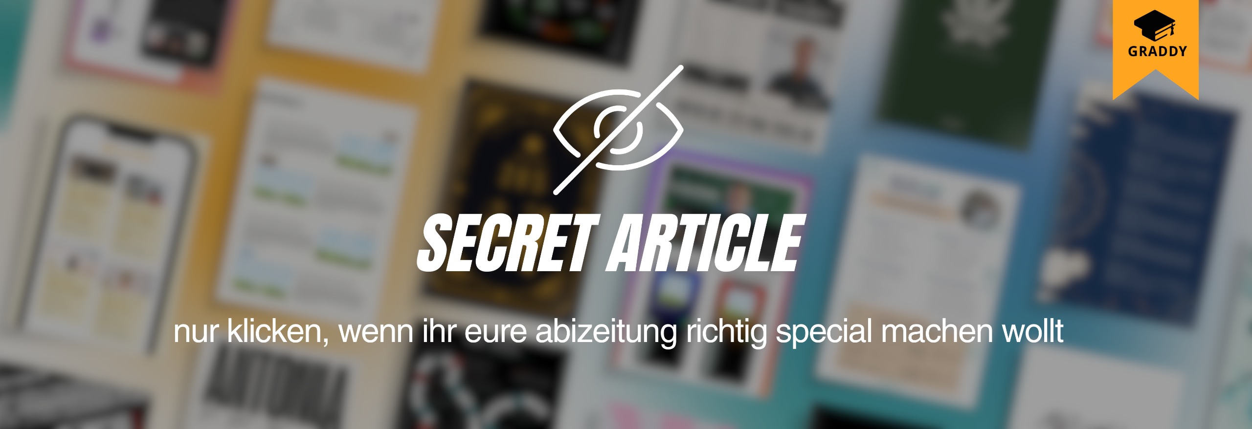 Abibuchseiten: kreative Ideen