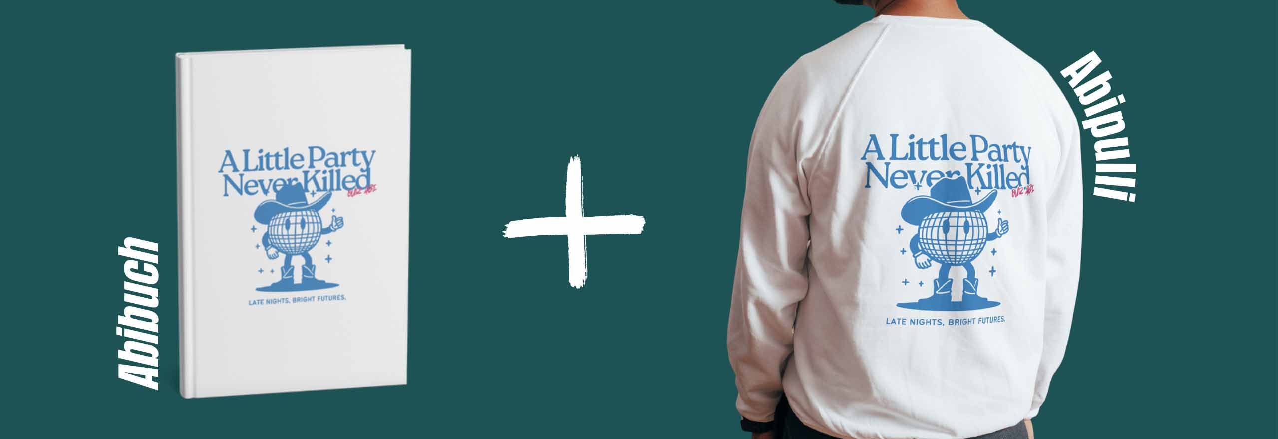 Abi-Merch: Buch, Pulli, Shirt aus einer Hand