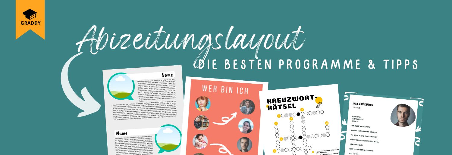 Abizeitung Layout gestalten