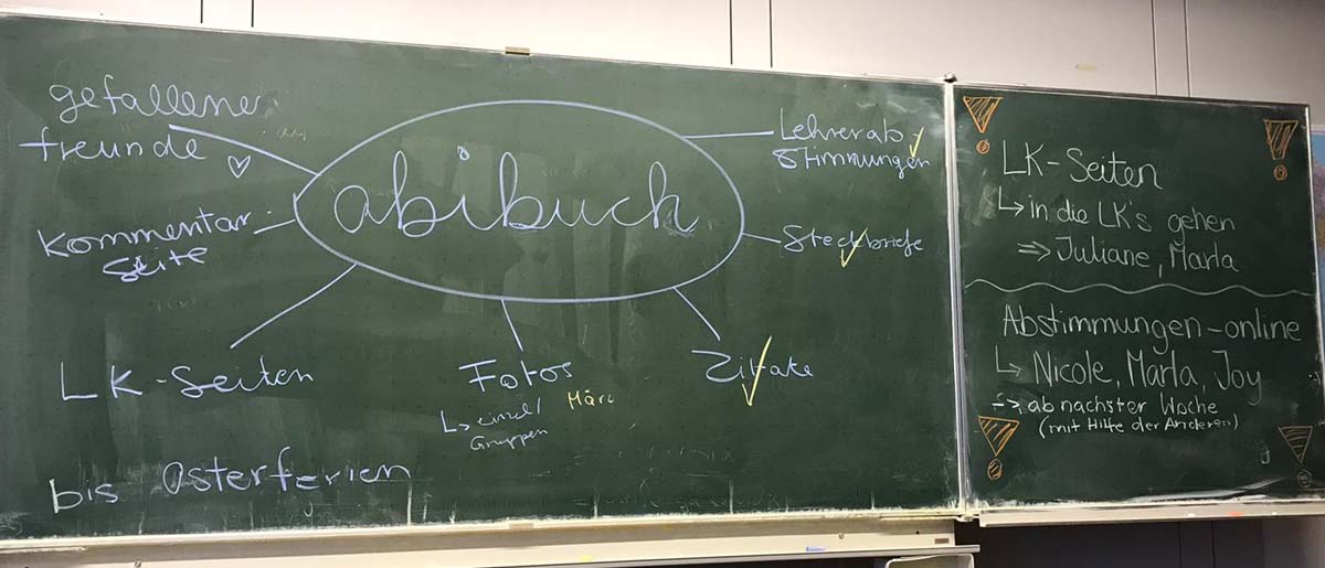 Planung fürs Abi Buch