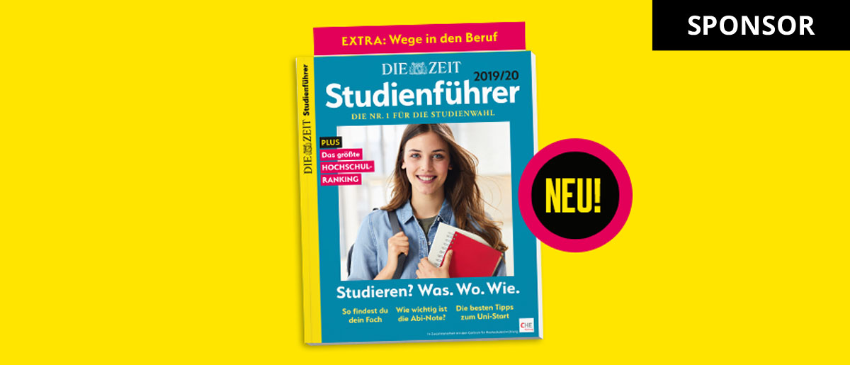 Hilfe, was soll ich studieren? Zeit Studienführer 2019/20