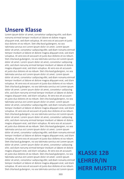 Indesign 2 Abizeitung Beispiel Seite 1