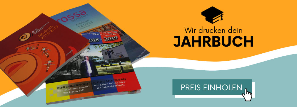 Wir drucken dein Jahrbuch